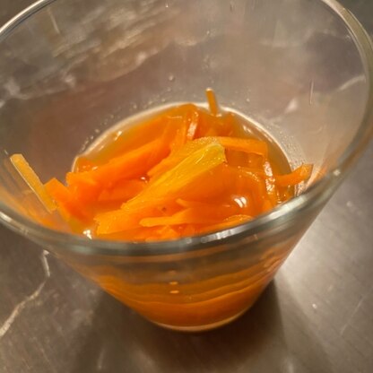 オレンジ入りで作りました。子供が結構食べたので、パパの分が少しだけになってしまいました。
